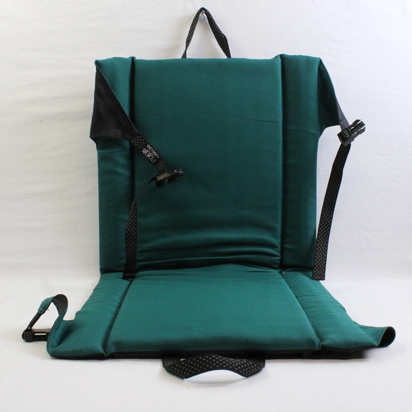 Lounge Lizard Portable Stadium Seat Cushion Bleacher W/ Backrest Teal/Black