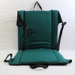 Lounge Lizard Portable Stadium Seat Cushion Bleacher W/ Backrest Teal/Black