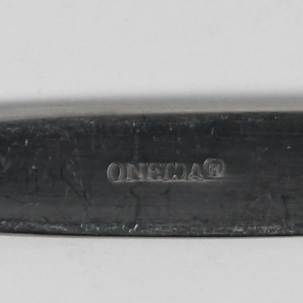 Lot Of 5 Oneida Silver Satin Teresa (Stainless) Flatware 5 Soup Spoons & 1 Knife