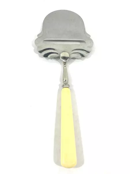 Vintage Rostfri Cheese Slicer Cream Handle Stainless Steel Sweden