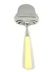 Vintage Rostfri Cheese Slicer Cream Handle Stainless Steel Sweden