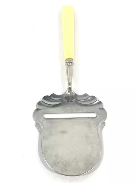 Vintage Rostfri Cheese Slicer Cream Handle Stainless Steel Sweden