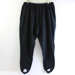 All American Comfort Women's 2X Tall Black Foot Loop Dance Sweat Pants