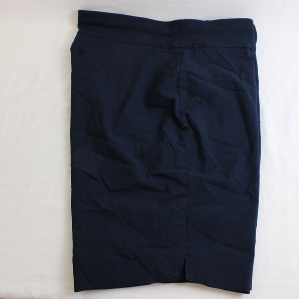 Ruby Rd. Navy Blue Flat Front Pull On Shorts Women's Size 22W