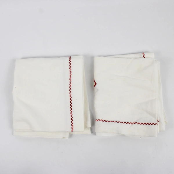 Set of 2 Tea Towels Noel Decorative Christmas FLAWED