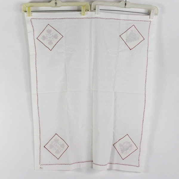 Set of 2 Tea Towels Noel Decorative Christmas FLAWED