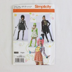 Simplicity Elaine Heigl Designs 2525 Costumes Womens Size RR (14, 16, 18, 20)