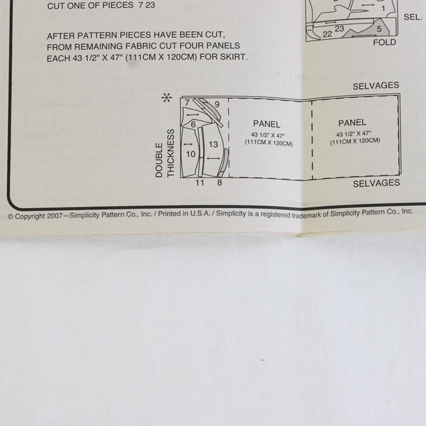 Simplicity 3727 Victorian Dress Costume Patterns Women's Sz KK (8,10,12,14) 2009
