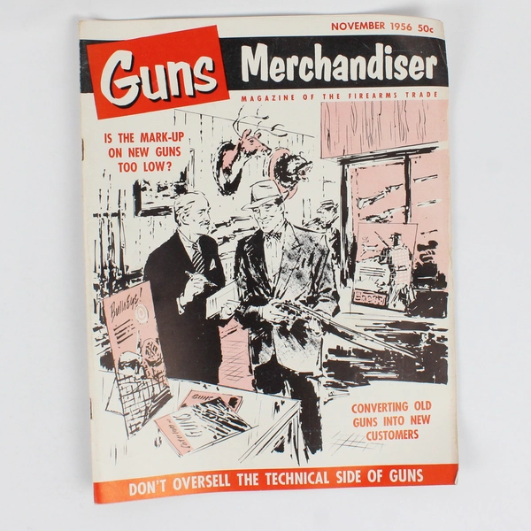 Vintage Guns Merchandiser Magazine November 1956 Magazine of the Firearms Trade