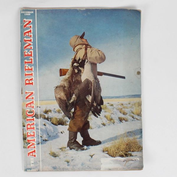 Vintage The American Rifleman Magazine December 1955 Official Journal of the NRA