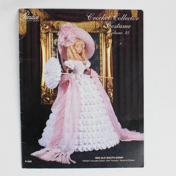 Crochet Collector Costume Vol 25 The 1850 Old South Gown 1996