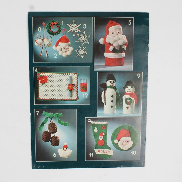 Leisure Arts Leaflet 81 Titled Crochet for Christmas 1976 Paperback