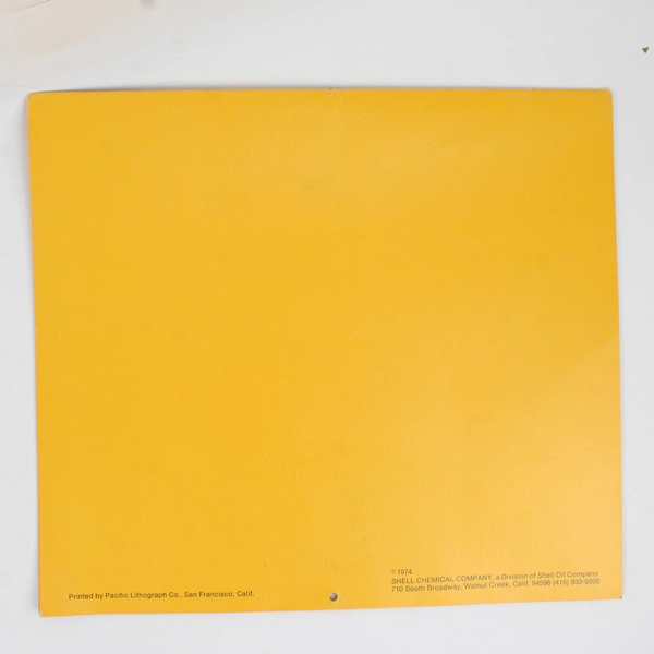 The 1975 Americana Calendar Designed by Charles Wysocki Vintage