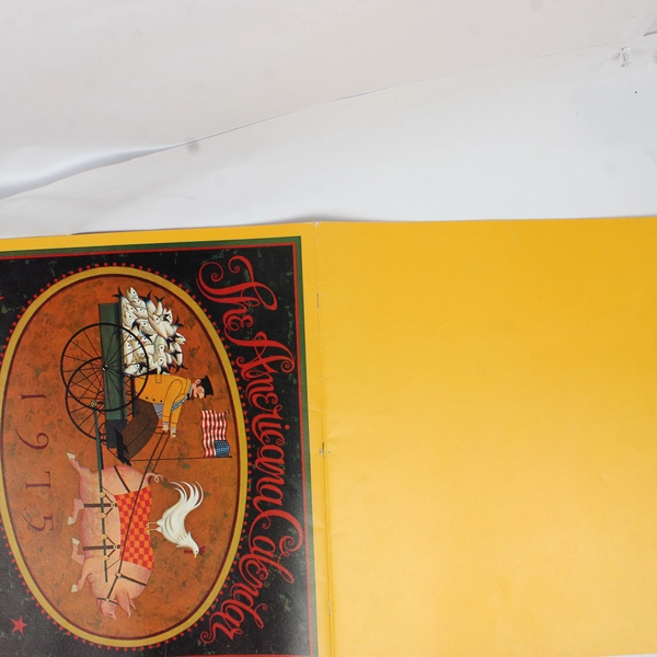 The 1975 Americana Calendar Designed by Charles Wysocki Vintage