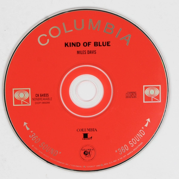 Miles Davis Kind of Blue Music CD 1997 Columbia Remastered Reissue