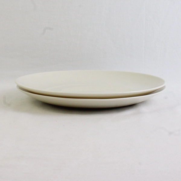 Set of 2 VTG Eva Zeisel Castleton Museum White Dinner Plates 10 5/8"