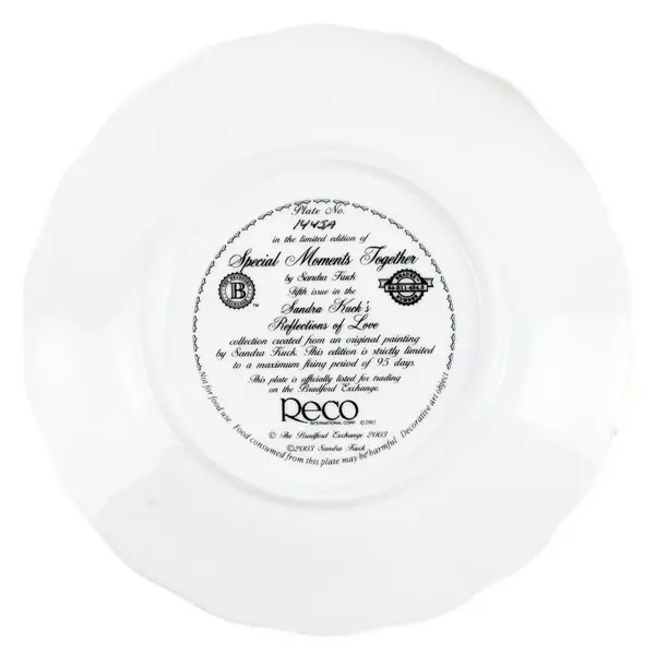 Sandra Kuck Mother Daughter Mom Day Carousel Special Moments Together Plate Reco