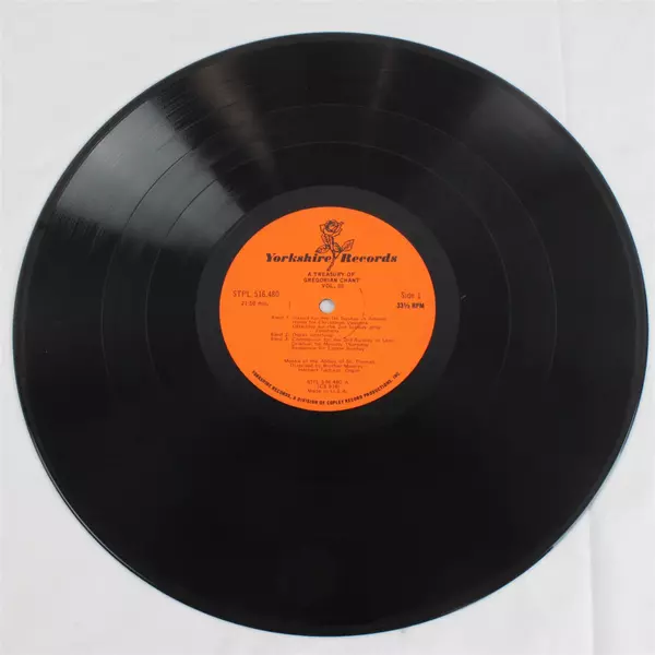 Lot of 2 Russian Orthodox Albums Vespers & Matins Treasury of Gregorian Chant LP