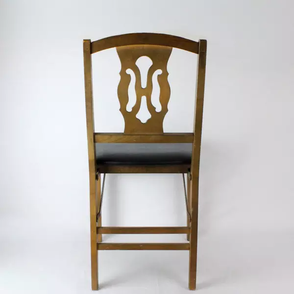 Stakmore Folding Lyre Chair Seat Lightweight Portable Compact Foldable Chair