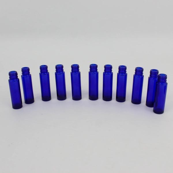 Box Of 11 Blue Miniature Roller Bottles 