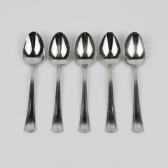Lot Of 5 Reed & Barton Palladian (Stainless) Flatware Table Spoons 7" Long