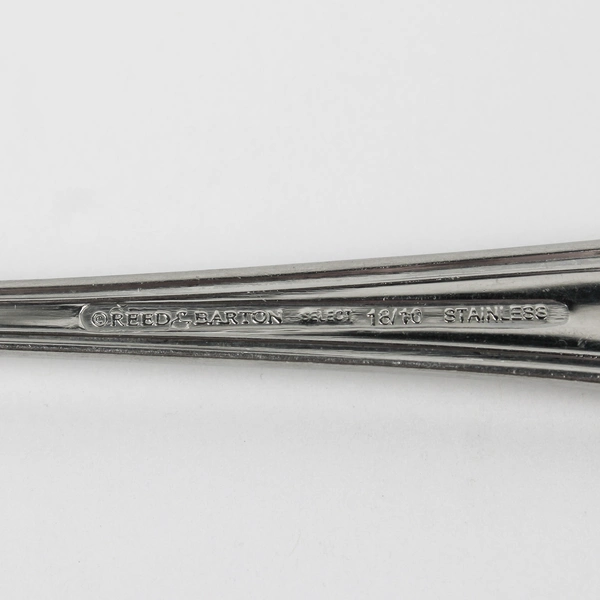 Lot Of 5 Reed & Barton Palladian (Stainless) Flatware Table Spoons 7" Long