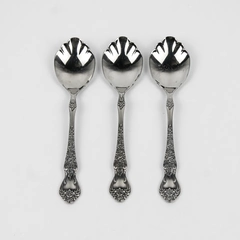 Lot of 3 International Silver La France Sugar Spoons Stainless 6.25 Inches