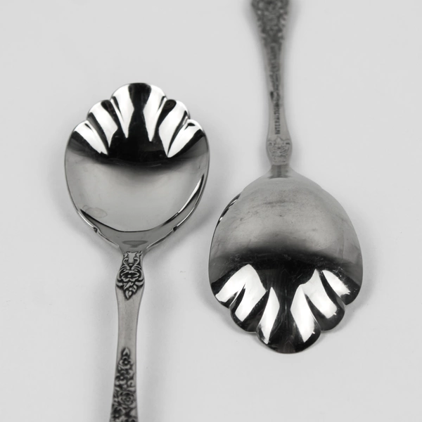 Lot of 3 International Silver La France Sugar Spoons Stainless 6.25 Inches