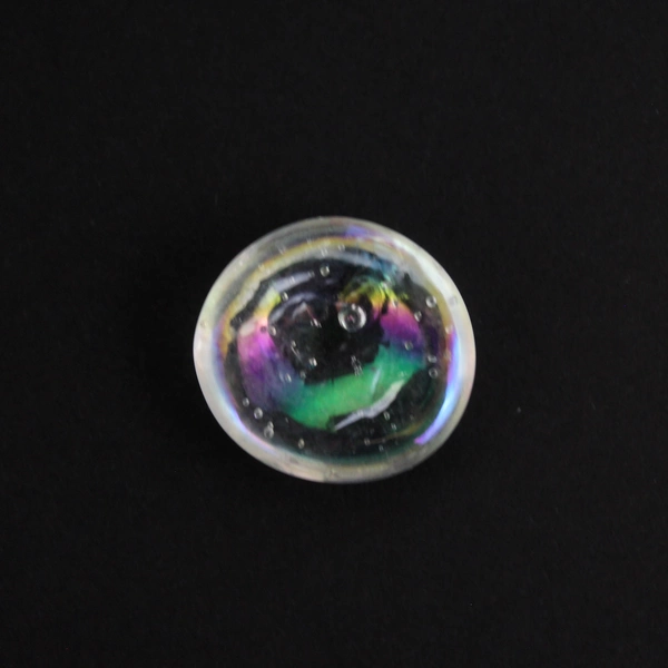 Lot Of 4.66 Pounds of Clear Flat Bottom Glass Marbles For Crafting Projects