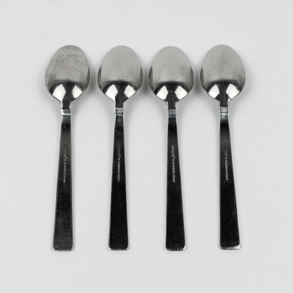 Lot Of 4 Cambridge Silver Reston (Stainless) Flatware Table Spoons 8" Long