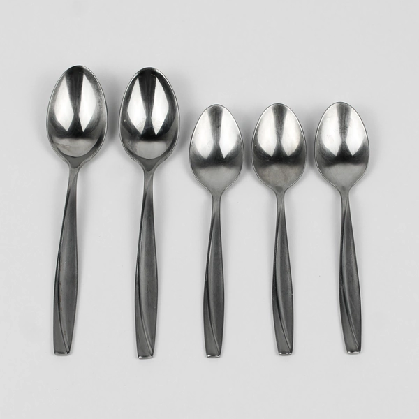 Lot Of 5 Oneida Silver Camlynn Cleo (Stainless) Flatware 2 Table Spoons 3 Tsp