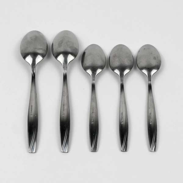 Lot Of 5 Oneida Silver Camlynn Cleo (Stainless) Flatware 2 Table Spoons 3 Tsp