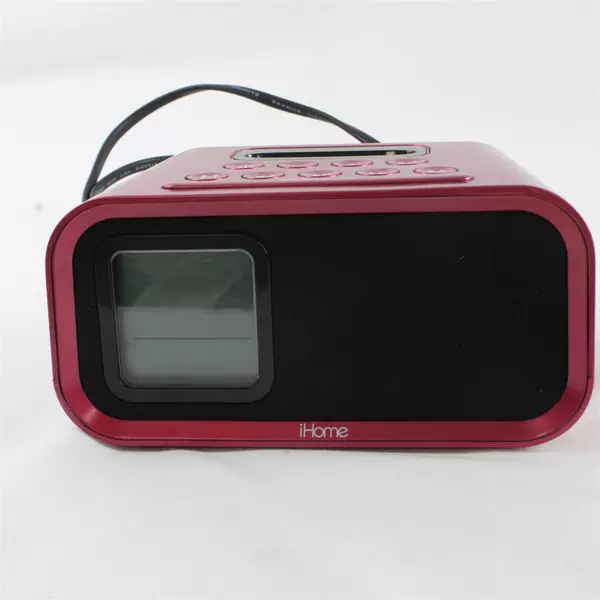 iHome Alarm Clock Charge & Dock Station for iPod Model iH22 Pink / Magenta