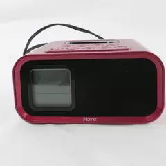 iHome Alarm Clock Charge & Dock Station for iPod Model iH22 Pink / Magenta