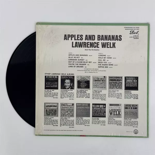 Lawrence Welk Apples And Bananas LP Vinyl Record Album Good Condition