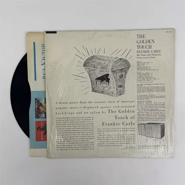The Golden Touch Frankie Carle RCA Victor Vintage Vinyl Record 12 Inch