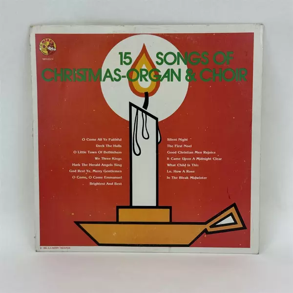 Unknown Artist 15 Songs of Christmas Organ & Choir Vinyl LP