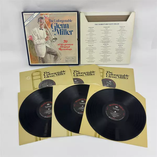 The Unforgettable Glenn Miller 6 LP Record Box Set Big Band Swing Classics