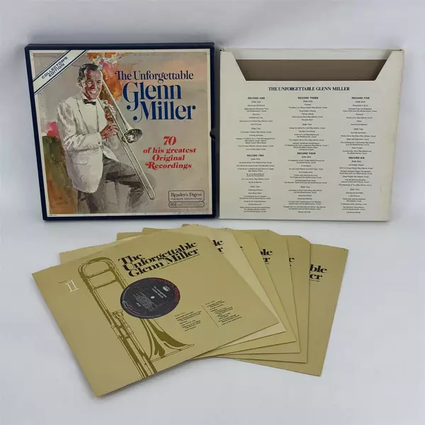 The Unforgettable Glenn Miller 6 LP Record Box Set Big Band Swing Classics