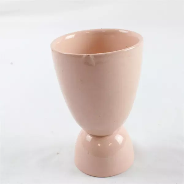 Lot of 2 Vintage Grindley England Peach Petal Ceramic Double Ended Egg Cup