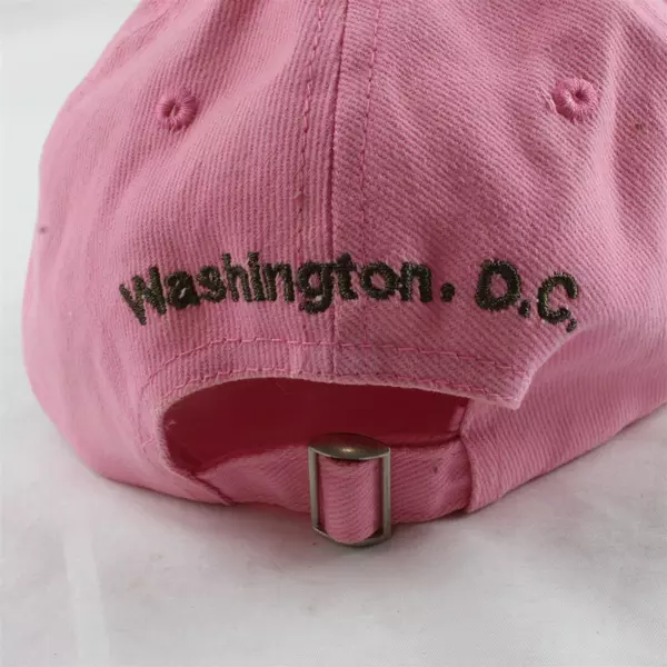 National Cherry Blossom Festival Washington DC Pink Brown Baseball Hat