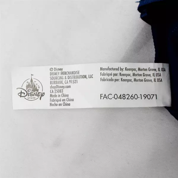 Disney Store Mickey Mouse Silhouette Navy Blue Reusable Tote Bag Shopping Bag