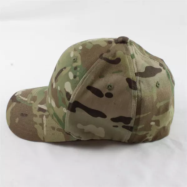 Military Style Camo Army Hat Tactical Camouflage Flexfit Cap S-M