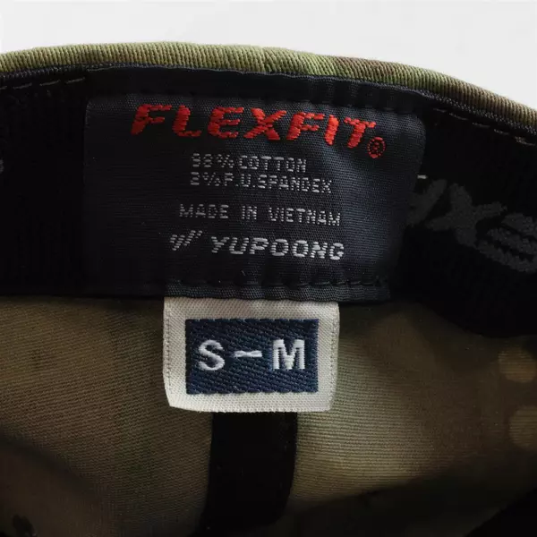 Military Style Camo Army Hat Tactical Camouflage Flexfit Cap S-M