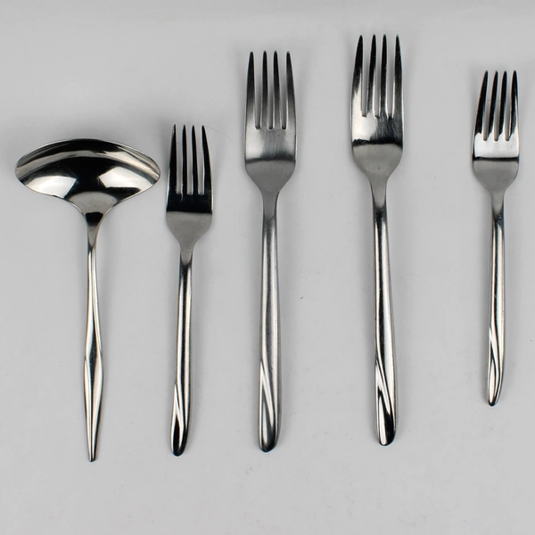 Lot Of 5 Cambridge/International Silver Contempra (Stainless) Assorted Flatware