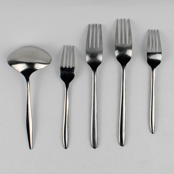 Lot Of 5 Cambridge/International Silver Contempra (Stainless) Assorted Flatware