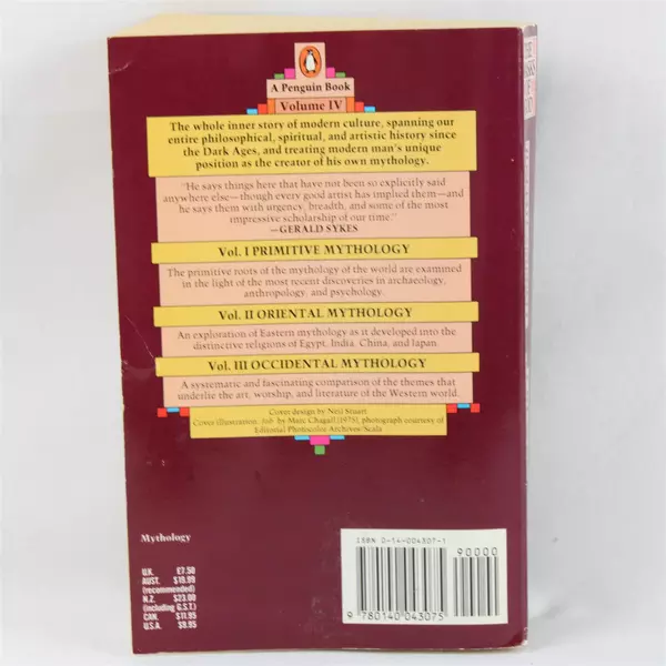 Creative Mythology Vol.4 The Masks of God Joseph Campbell Paperback 1968