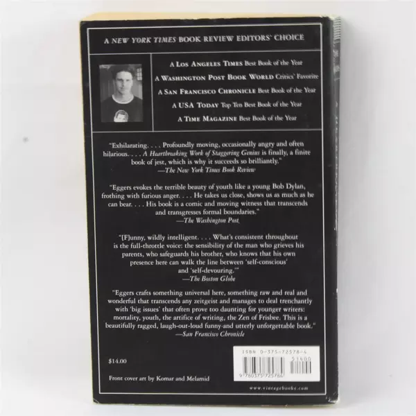 A Heartbreaking Work of Staggering Genius by Dave Eggers PB 2001