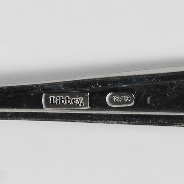 Lot Of 6 Libbey LYF7 (Stainless) Flatware Table Spoons 7.5" Long