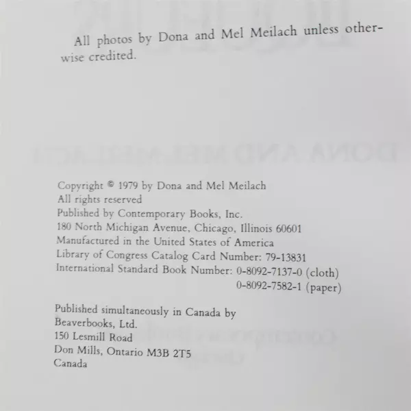 Homemade Liqueurs by Dona and Mel Meilach Paperback Crafting Recipes Guide